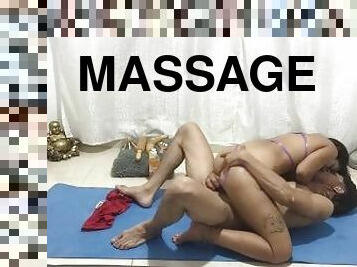client came to get a massage, things got out of hand and we ended up fucking