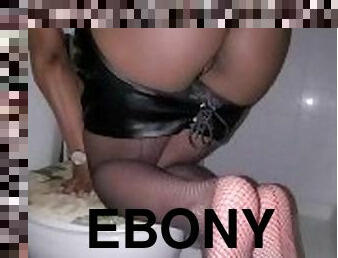 Ebony ass and toe worship