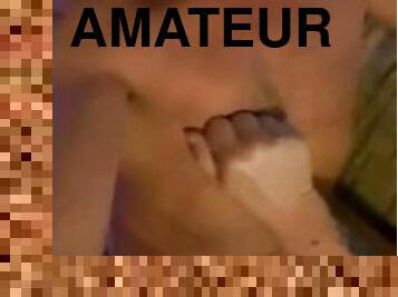 amateur, énorme-bite, gay, chevauchement, musclé, tatouage, bite