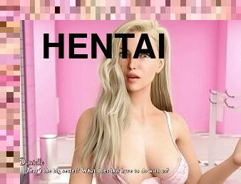 banhos, compilação, beijando, anime, hentai