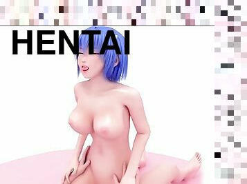 tetas-grandes, mamada, adolescente, japonés, hentai, calientapollas