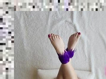 Sexy beautiful girl Feet fetish part 16