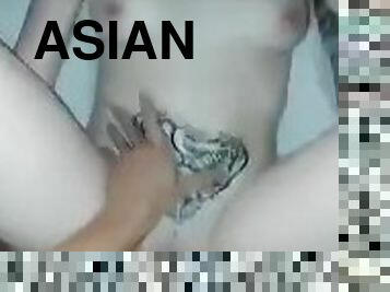 asiatisk, storatuttar, gigantisk-kuk, hardcore, hindu-kvinnor, creampie, amerikansk, cash, vit, tatuering