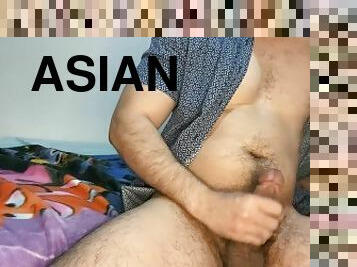 asiatique, papa, ejaculation-sur-le-corps, énorme-bite, célébrité, gay, branlette, solo, pappounet, bite