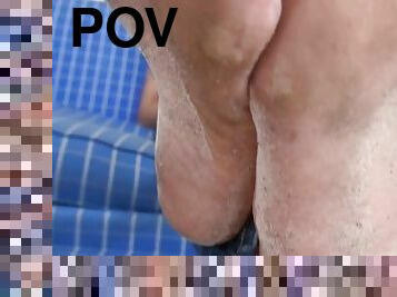 pés, suja, pov, fetiche, sozinho, provocando