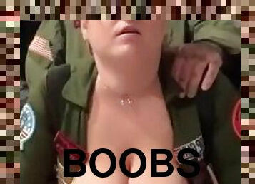 Bbw and her HUGE 38H take backshots