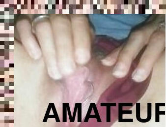 masturbation, fru, amatör, milf, mamma, fransk, par, fingerknull, trosor, mor