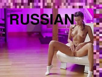 masturbación, ruso, a-solas, espectacular