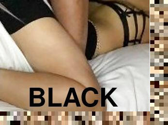 baignade, anal, interracial, latina, black, salope, douche, bite