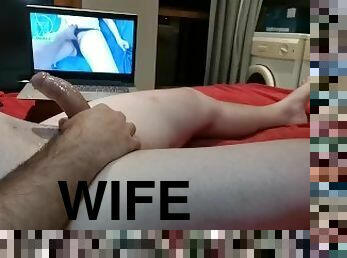 Fat dick Trying jerkoff challenge while wife is away