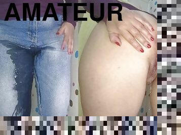 traseiros, mijando, cona-pussy, amador, mulher-madura, bbw, meias-calças, apertado, fetiche, jeans