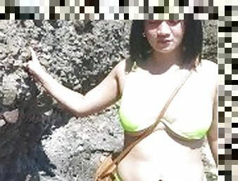 asiatique, gros-nichons, public, transsexuelle, amateur, seins, solo, bite