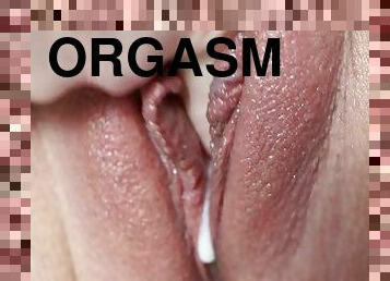 masturbation, orgasm, fitta-pussy, fingerknull, ensam, vått