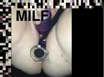 milf gets dped with dildos toys extreme interracial
