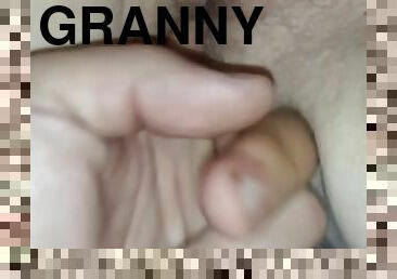 anal, granny, jouet, latina, doigtage, gode