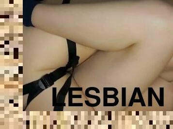 כוס-pussy, סטראפ-און, חובבן, לסבית-lesbian, צעצוע, הארדקור, תוצרת-בית, זוג, זיונים, דילדו