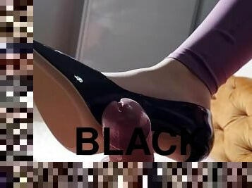 amateur, ejaculation-sur-le-corps, milf, maison, maman, black, pieds, bas, point-de-vue, mère