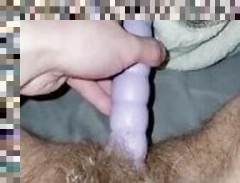 gros-nichons, poilue, masturbation, chatte-pussy, amateur, jouet, point-de-vue, solo