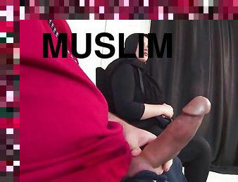 mastubasi, umum, arab, handjob-seks-dengan-tangan-wanita-pada-penis-laki-laki, tertangkap, berkedip