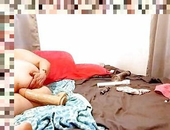 traseiros, masturbação, velho, amador, anal, maduro, mulher-madura, brinquedo, mãe, dildo