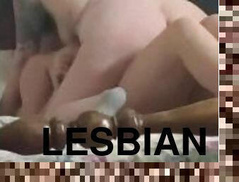 cul, gros-nichons, fête, chatte-pussy, lesbienne, milf, baisers