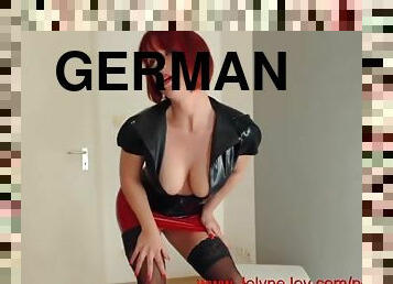 masturbieren, anal-sex, erotisch-mutti, deutsch, dildo, fetisch, latex, allein, neckend