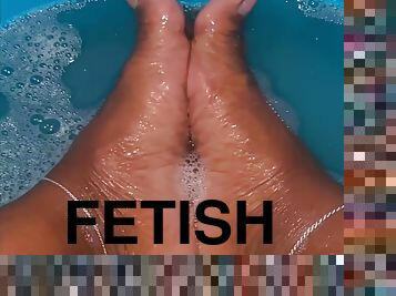 kupanje, stopala-feet, pov, fetiš, sami