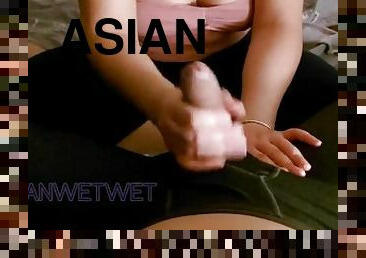 Asian Girl Beating My Meat