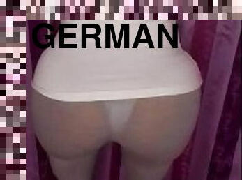 cul, amateur, allemand, pieds, solo