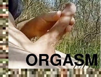 énorme, masturbation, orgasme, public, amateur, ejaculation-sur-le-corps, énorme-bite, branlette, ejaculation, horny