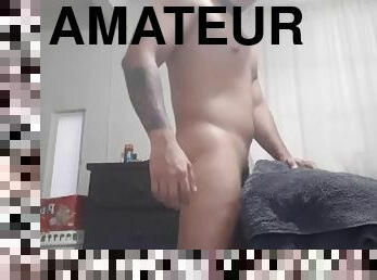 masturbation, amatör, cumshot, gigantisk-kuk, tonåring, leksak, avrunkning, juckande, college, sprut