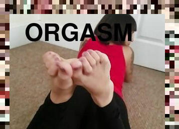 gigantisk, orgasm, amatör, cumshot, tonåring, fötter, pov, sprut, ensam