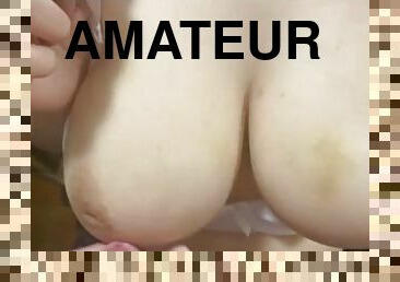 gros-nichons, amateur, babes, ejaculation-sur-le-corps, ados, couple, point-de-vue, ejaculation, blanc, brunette