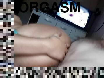 cul, orgasme, chatte-pussy, anal, ébène, chienne, blonde, coquine, bout-a-bout, ours