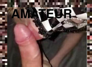 amateur, énorme-bite, ados, couple, collège, blonde, bite, sucer