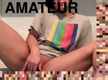 FTM boy casual masturbation *FIRST VIDEO*