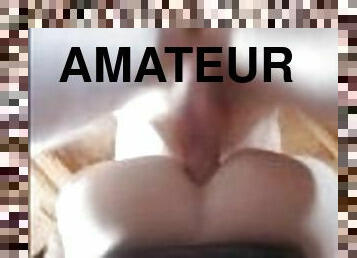 dilettant, anal-sex, immens-glied, creampie, allein, arschficken, glied, puppe, raue