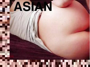 asian, buntut, alat-kelamin-wanita, menghisap-zakar, peju, ibu, creampie, merangkap, ketat, cantik