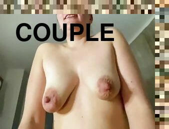 Amatour couple with hot wife ride. Sweet big nipples. PART 1????????????