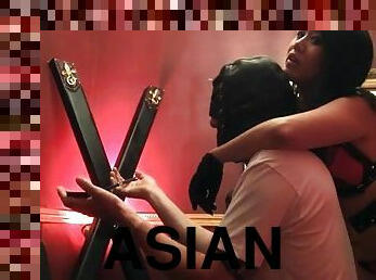 asiatisk, skønheder, blandede-racer, japans, bdsm, fetish, bondage, koreansk, elskerinde, dominans