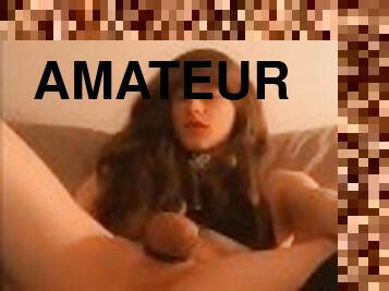 amateur, anal, ejaculation-sur-le-corps, ados, jouet, pieds, ejaculation, horny, gode, goth