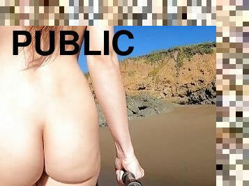 секс-на-публике, любительское, красотки, на-пляже, соло, эксгибиционисты, брюнетки, поддразнивание
