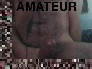 énorme, masturbation, amateur, ejaculation-sur-le-corps, énorme-bite, branlette, ejaculation, sperme, solo, réalité