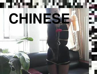 asiatique, collants, bdsm, bas, fétiche, chinoise, bondage, brunette