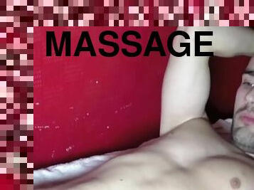 Sexy muscle daddy fucked by tiwnk during a sensual massage
