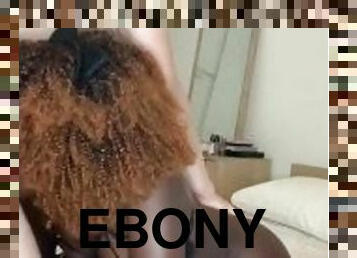 Ebony girl get fucked in here new apartment