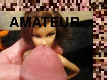 masturbation, amateur, ejaculation-sur-le-corps, jouet, ejaculation, sperme, fétiche, solo, poupée