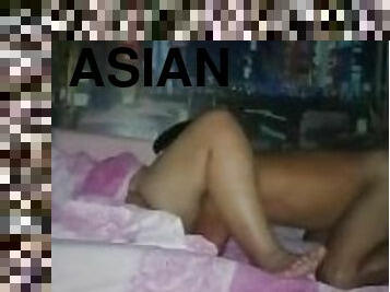 asiático, culo, coño-pussy, squirting, amateur, maduro, pareja, filipino