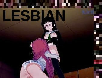 оргазм, мила, лесбіянка-lesbian, підліток, фінгеринг, аніме, хентай, 3d, маленькі-цицьки