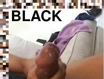 masturbation, amateur, ejaculation-sur-le-corps, ébène, énorme-bite, black, secousses, solo, fessée, bite